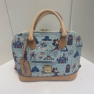 Dooney & Bourke Disney Parks 2016 Mickey Mouse Half Marathon Satchel Purse New